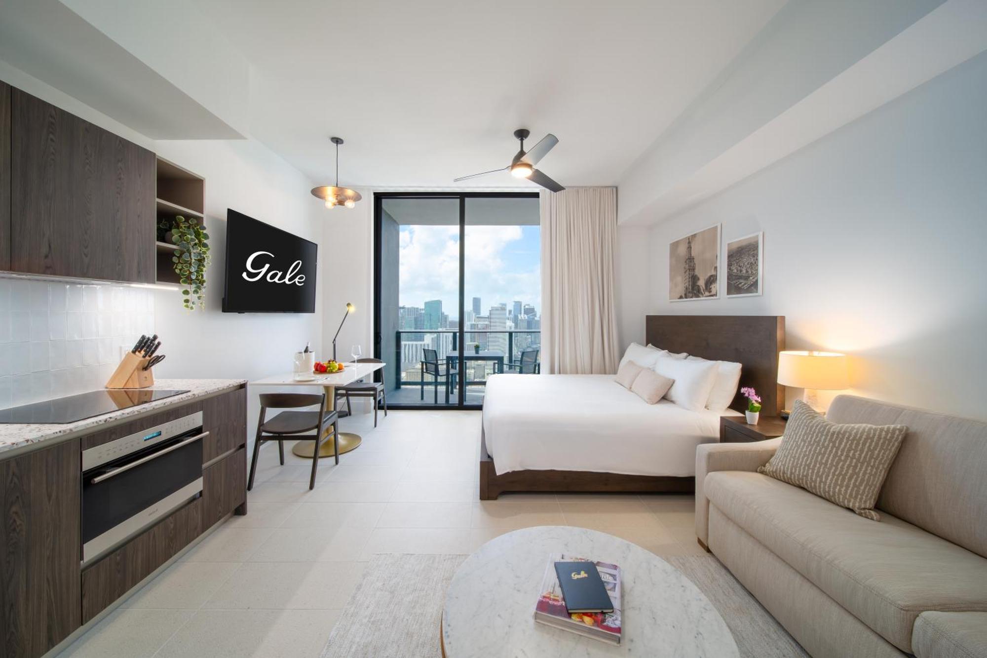 Skyline Residences Studio with Kitchen & Balcony.